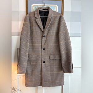 Zara‎ Brown Plaid Blazer Mens Size 38R